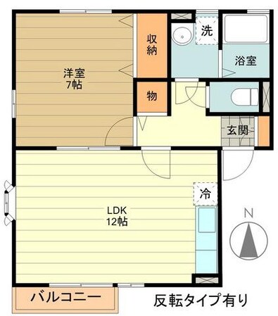 コンフォールの物件間取画像